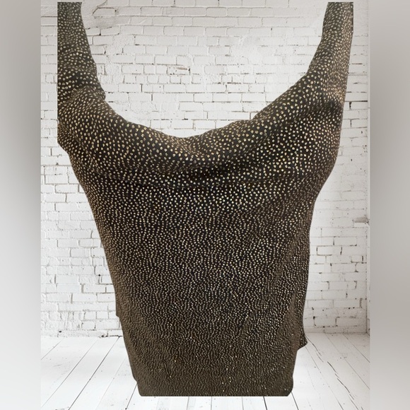 Chaser Metallic Accent Dressy Top Small NWT | Glam Cami Vibes + Boutique Shine ✨ - Picture 4 of 7